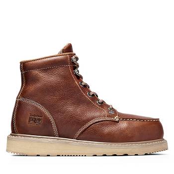 Timberland Férfi PRO Barstow Wedge Alloy Toe 6 Inch Bakancs Barna